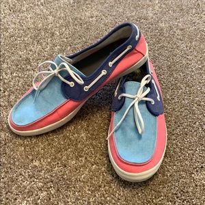 Vans Chauffeur Aqua Blue Coral Loafer